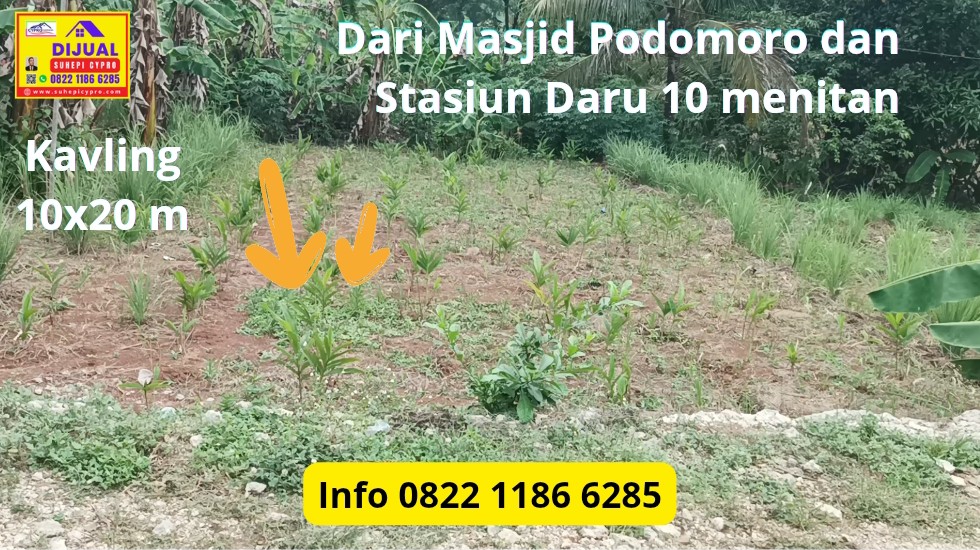 Kavling dekat Podomoro